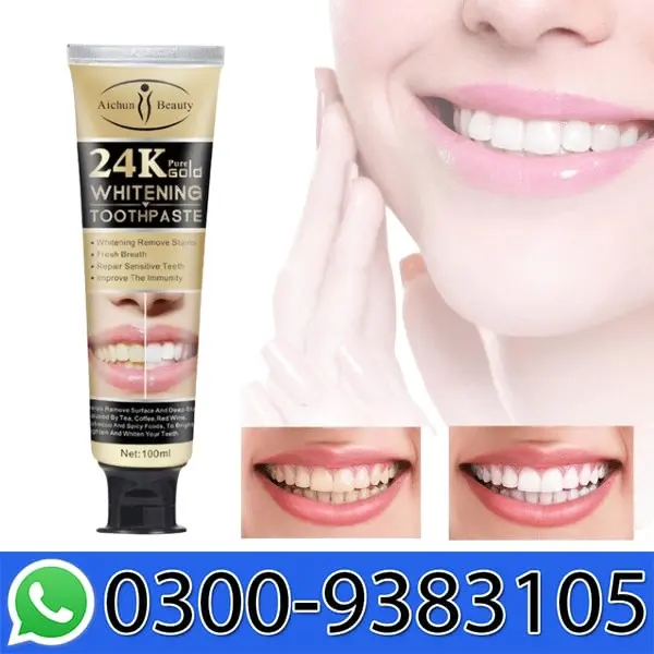 24K Gold Whitening Toothpaste In Pakistan
