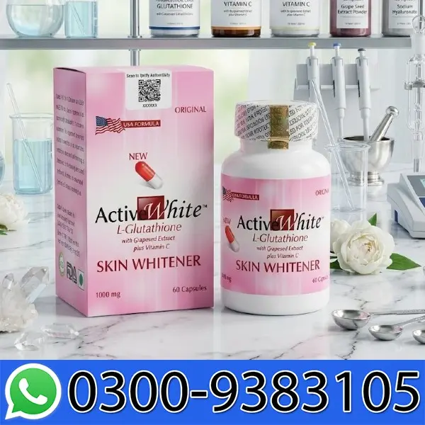 Active White Glutathione Skin Whitening Capsules In Pakistan