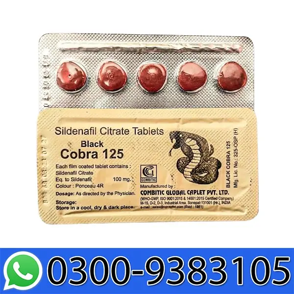 Black Cobra 125 Tablet In Pakistan