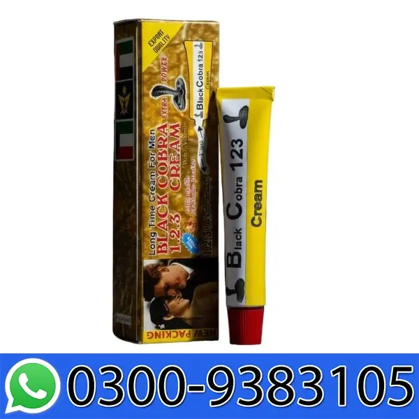 Black Cobra Herbal Delay Cream In Pakistan