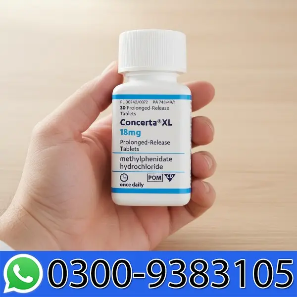 Concerta XL 18Mg Tablets Price In Pakistan