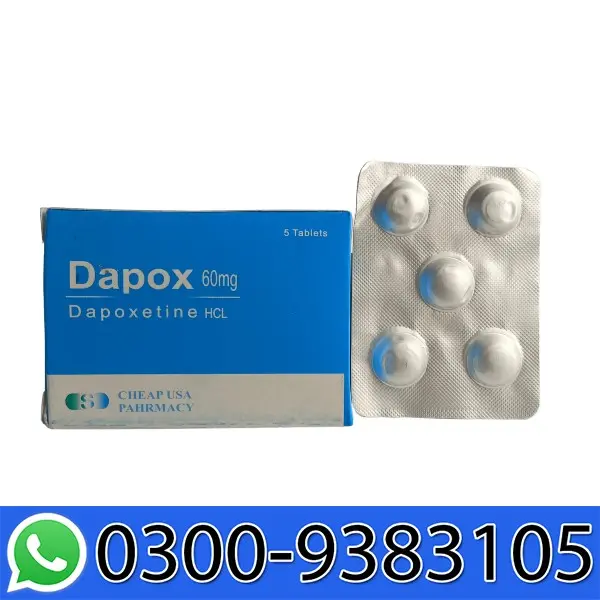 Dapox Dapoxetine Tablets 60mg In Pakistan