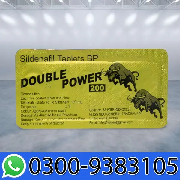Double Power 200 Sildenafil Tablets In Pakistan