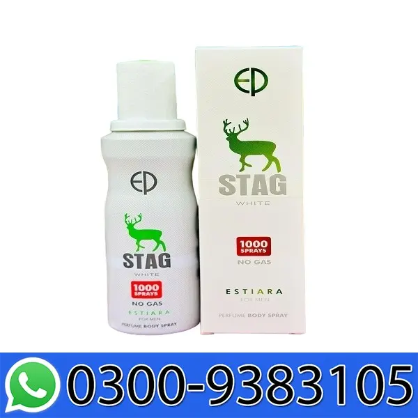 Estiara Stag White Perfume Body Spray In Pakistan