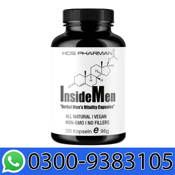 Inside Men Herbal Vitality 120 Capsules In Pakistan