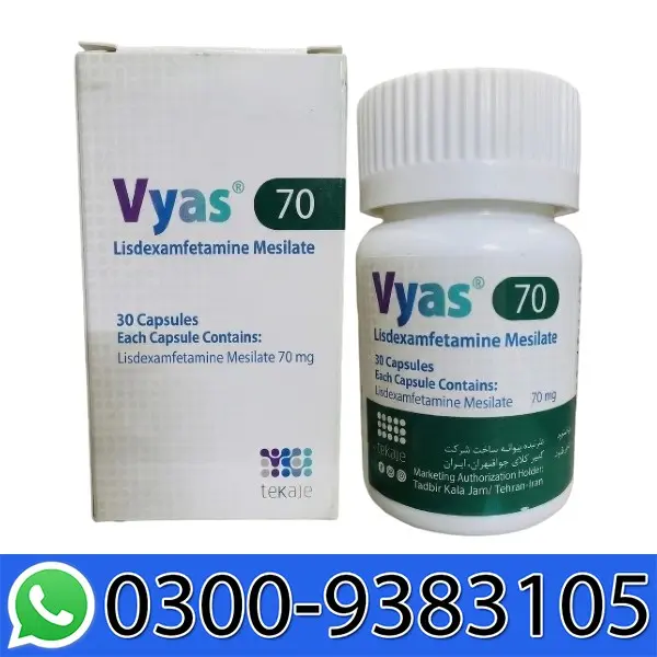 Lisdexamfetamine 70mg Capsules In Pakistan
