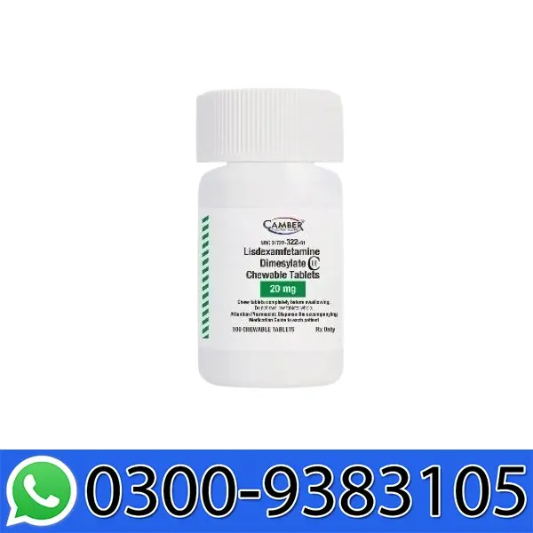 Lisdexamfetamine Chewable Tablets In Pakistan