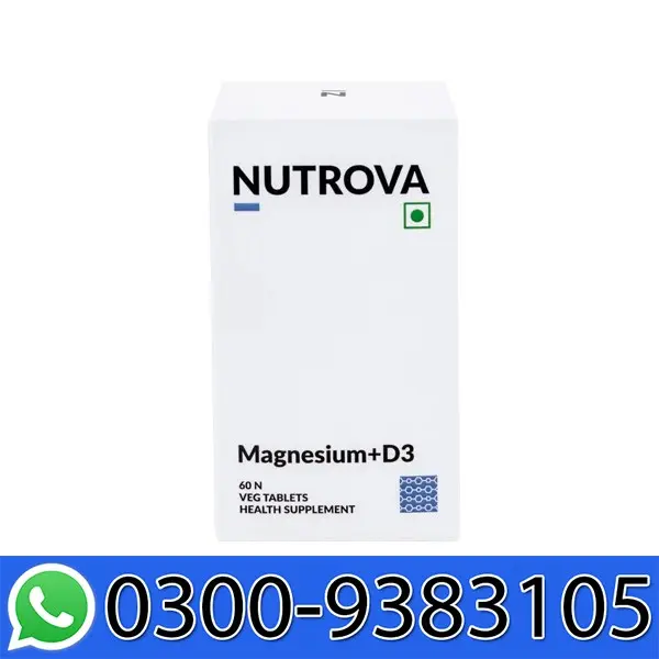 Nutrova Magnesium + D3 Health Supplement Tablet In Pakistan
