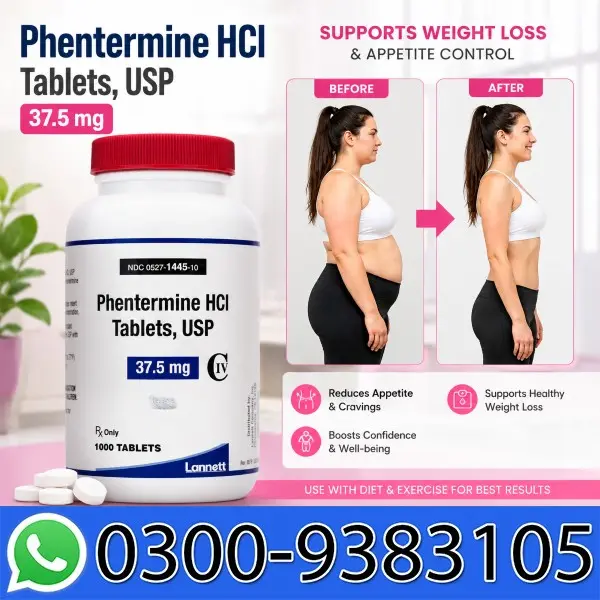 Phentermine Hydrochloride Tablets USP 37.5 Mg Price In Pakistan