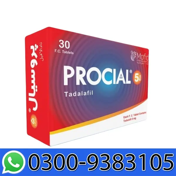 Procial 5mg Tadalafil Tablets In Pakistan