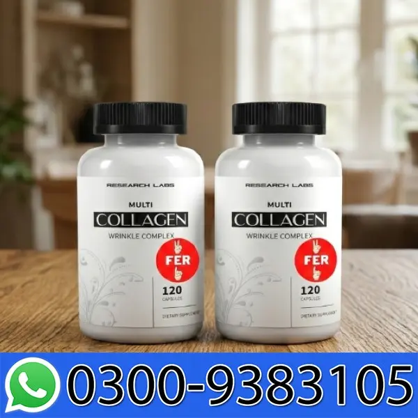 Research Labs Grass Multi Collagen Wrinkle Complex Capsules In Pakistan