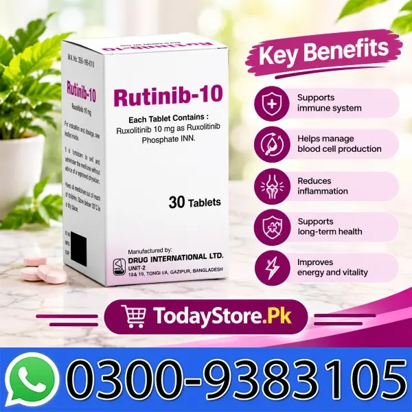 Rutinib 10mg Tablets Sale In Pakistan