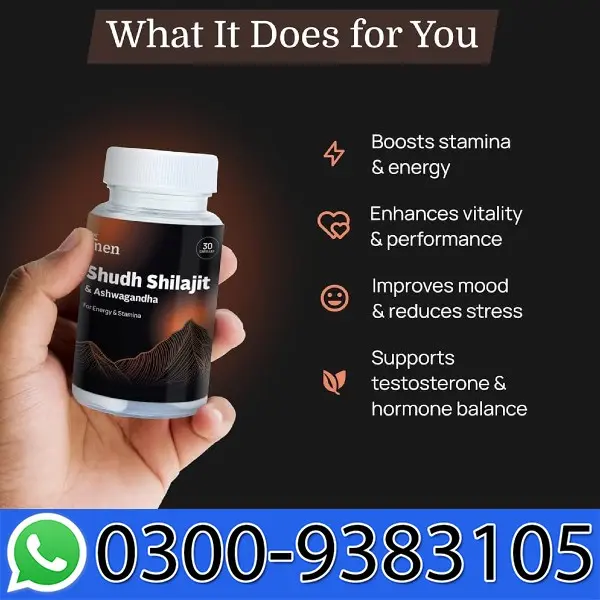 Shudh Shilajit & Ashwagandha For Men In Pakistan