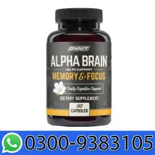 Alpha Brain Memory And Focus 60 Capsules In Pakistan