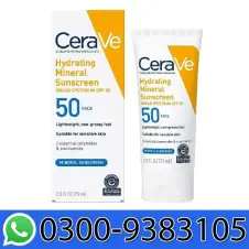 Hydrating Mineral Sunscreen SPF 50 Face Lotion In Pakistan