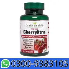 Natures Aid 500mg Cherry Extra 60 Capsules In Pakistan