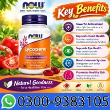 NOW Foods Lycopene 10 mg Softgels in Pakistan