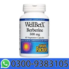 WellBetX Berberine 500mg In Pakistan