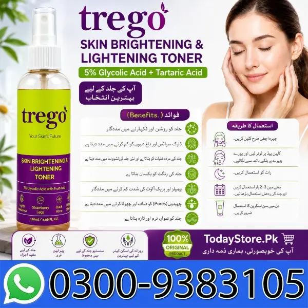 Trego Skin Brightening Lightening Toner Daily Face Toner