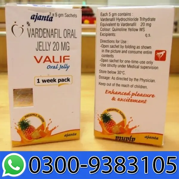 Vardenafil Oral Jelly In Pakistan