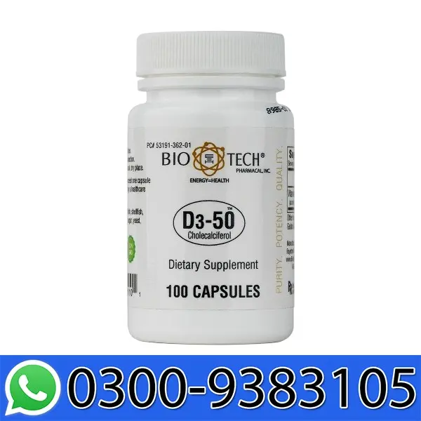 Vitamin D3 (Cholecalciferol) Capsules In Pakistan