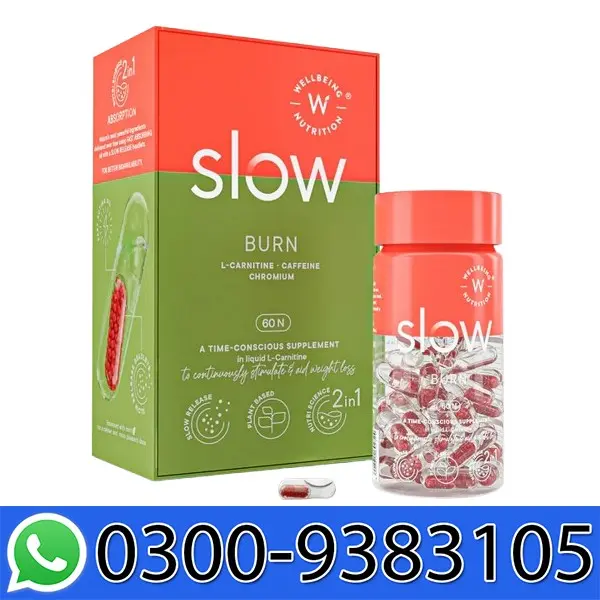 Wellbeing Nutrition Slow Burn Capsule In Pakistan