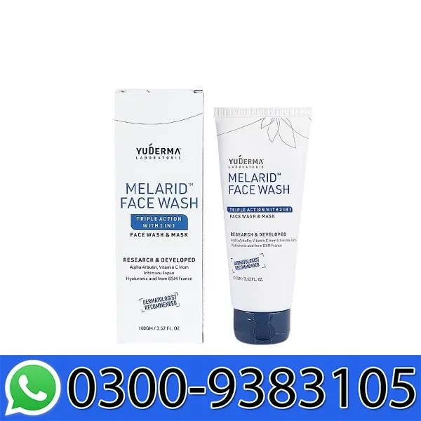 Yuderma Melarid Triple Action Face Wash In Pakistan