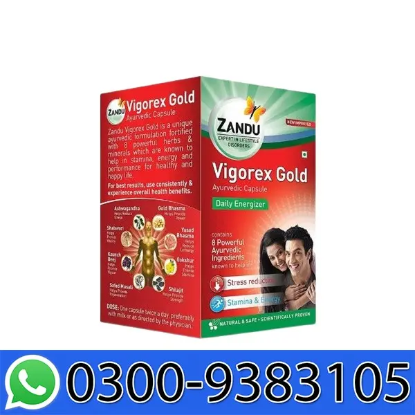 Zandu Vigorex Gold Capsule in Pakistan